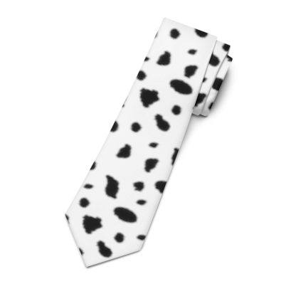 Dalmatian spotted tie
